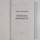 Juha Itkonen : Teoriani perheestä (signeerattu, tekijän o... - pikkukuva 3