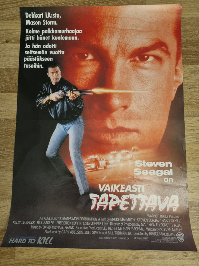 Elokuvajuliste: Vaikeasti tapettava (1990)