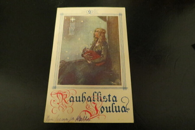EELI JAATINEN POSTIKORTTI KULKENUT