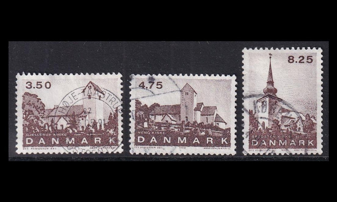 Tanska 986-8 o Jyllannin kyläkirkkoja (1990)