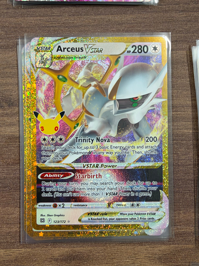 Pokemon Arceus VSTAR (30C BRS 123)