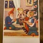 Aito vanha joulukortti 1940-luvulta - pikkukuva 1
