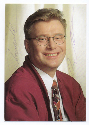 Laulaja HENRI HURME Aito nimikirjoitus.
