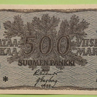 TÅHTI 500 mk 1955 A0003974** Kunto 9+. Harvinainen. - pikkukuva 1