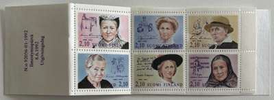 SUOMALAISIA NAISVAIKUTTAJIA POSTIMERKKIVIHKO