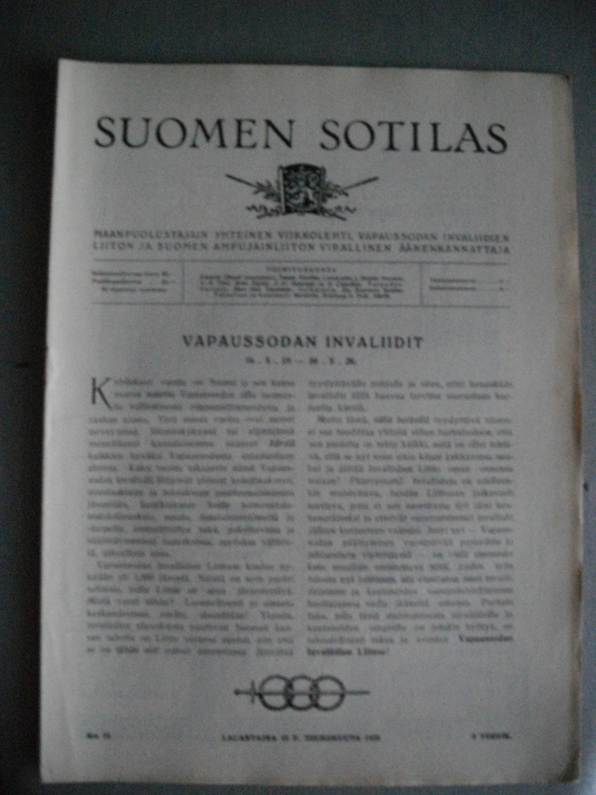 Suomen Sotilas Nro 19/1926 (15.3)
