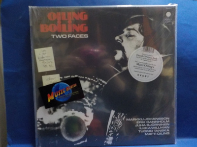 OILING BOILING - TWO FACES UUSI FIN 2017 CLEAR VINYL LP