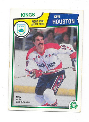 1983-84 OPC #371 Ken Houston , Washington Capitals