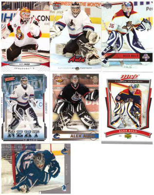 7 x Maalivahti ALEX AULD Canucks, Senators, Panthers