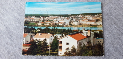 Vanha Rovaniemi postikortti, kulkenut v. 1962