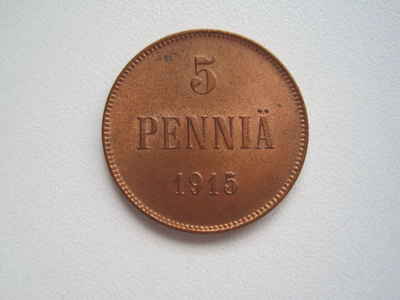 5 PENNIÄ 1915. 111