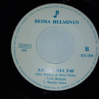 REIMA HELMINEN - MESTARIN JUHLAA 7 " Single - pikkukuva 2