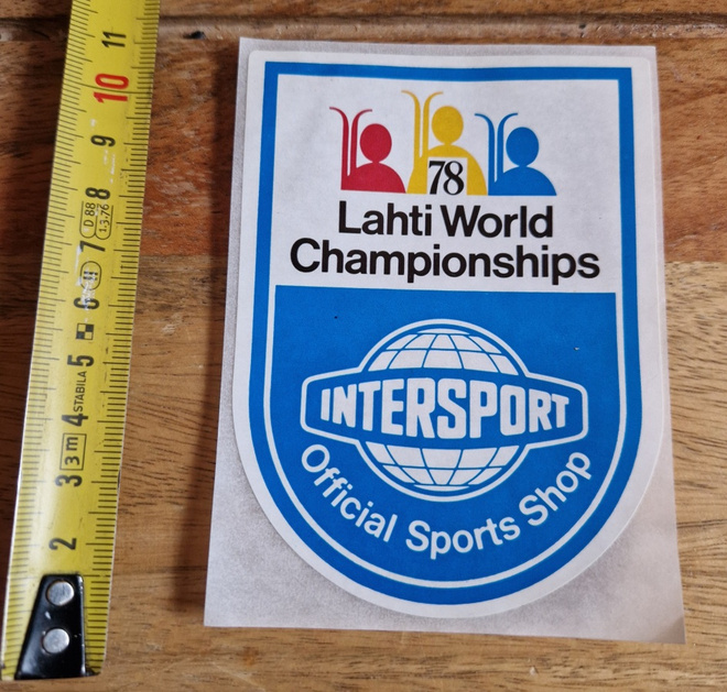 Intersport Lahti hiihdon mm-kisat 1978 tarra