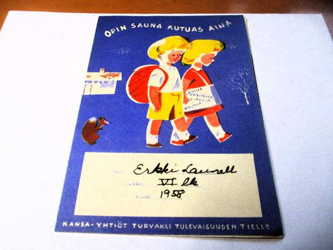 KANSA - yhtöt 1958 lukujärjestys Pekka Puupää sarjakuva
