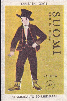 Kaukola , kansallispuku 23 , mies  b577