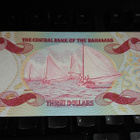 Bahamas 3 dollars 1984 UNC - pikkukuva 2