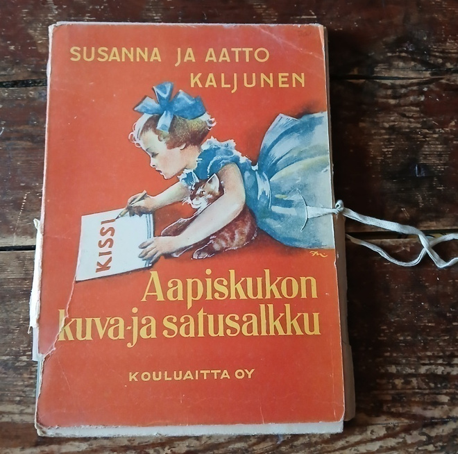 Aapiskukon kuva- ja satusalkku , Kouluaitta