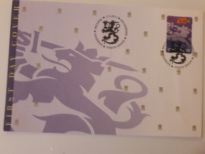 FDC (ensipäiväkuori) Leijona 4€, 2011