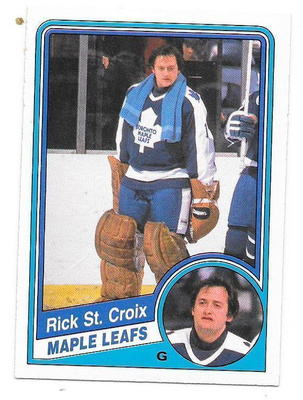 1984-85 OPC #310 Rick St.Croix Toronto Maple Leafs MV