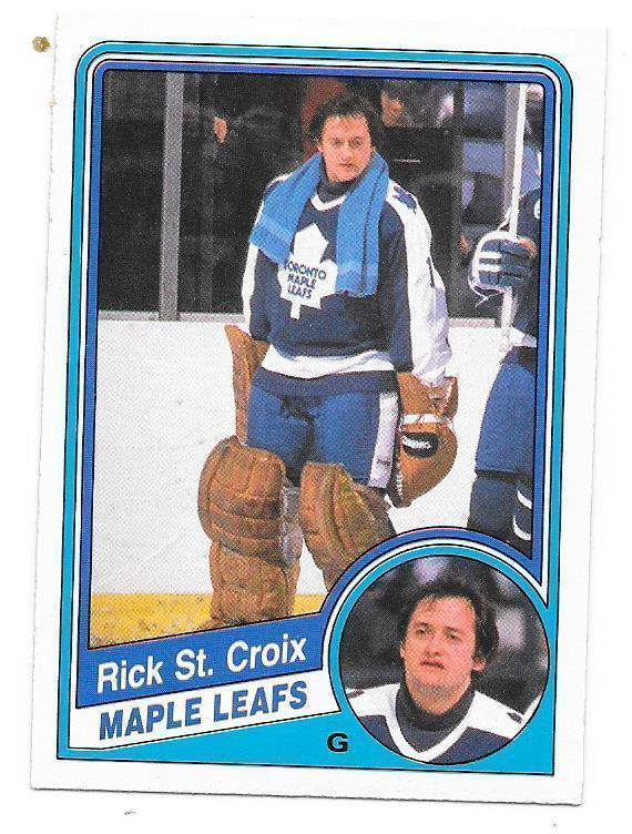 1984-85 OPC #310 Rick St.Croix Toronto Maple Leafs MV