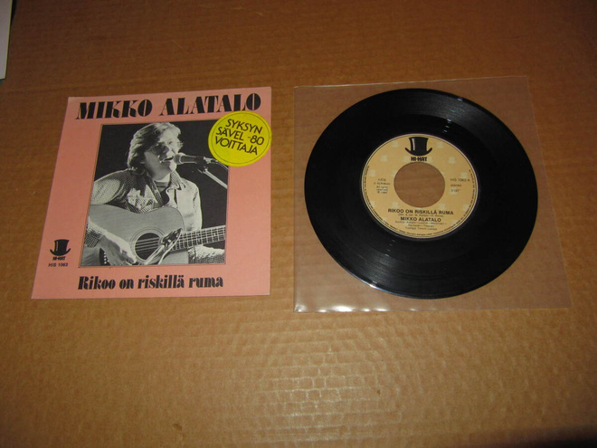 Mikko Alatalo 7" Rikoo on riskillä ruma,PS v.1980