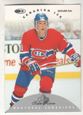 Saku Koivu Donruss canadian.