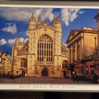Bath Abbey West Front, postikortti Englannista - pikkukuva 1