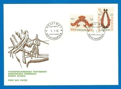 FDC – Pohjola, Sila- ja Luokkivalj. 9.9.1980, Lape 869-70