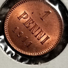 Uudenveroinen 1911 vuoden 1 penni - pikkukuva 1