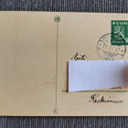 linnunpesä pajupensaassa, sign Bi-, kulkenut1943 - pikkukuva 2