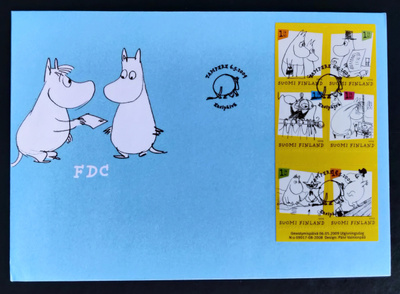 2009 FDC Muumit sarjakuvissa