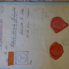 Kirjekuori Hakaristi merkki ja sinetti aito 1942 - pikkukuva 1