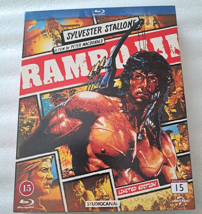 Rambo III comic book Blu-Ray Uusi