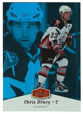 06-07 Flair Showcase  #13 Chris Drury
