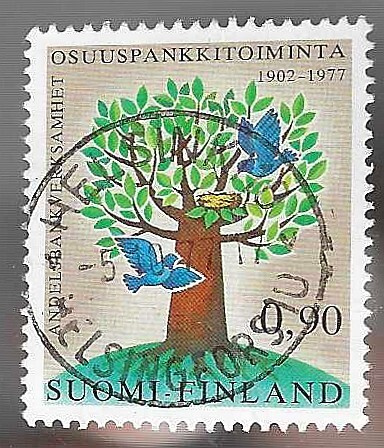 1977 OSUUSPANKKITOIMINTA HELSINKI 10 5.10.77 LEIMALLA