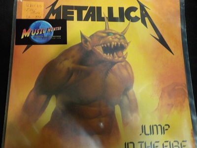 METALLICA - JUMP IN THE FIRE EX+/EX+ LP