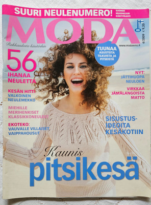 Käsityölehti MODA 4/2009, suuri neulenumero