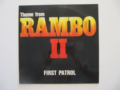 First Patrol – Theme From Rambo II 12" sinkku LP Stallone