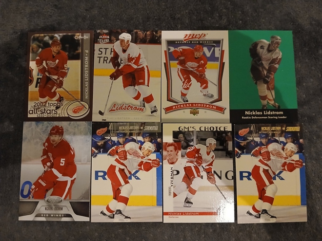 Nicklas Lidström x 8kpl / Detroit Red Wings
