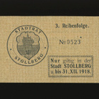 Saksa Notgeld 50 Pfg, Stollberg 1917 - pikkukuva 2