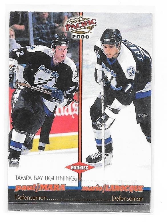1999-00 Pacific #400 Paul Mara & Mario Larocque Tampa Bay RC