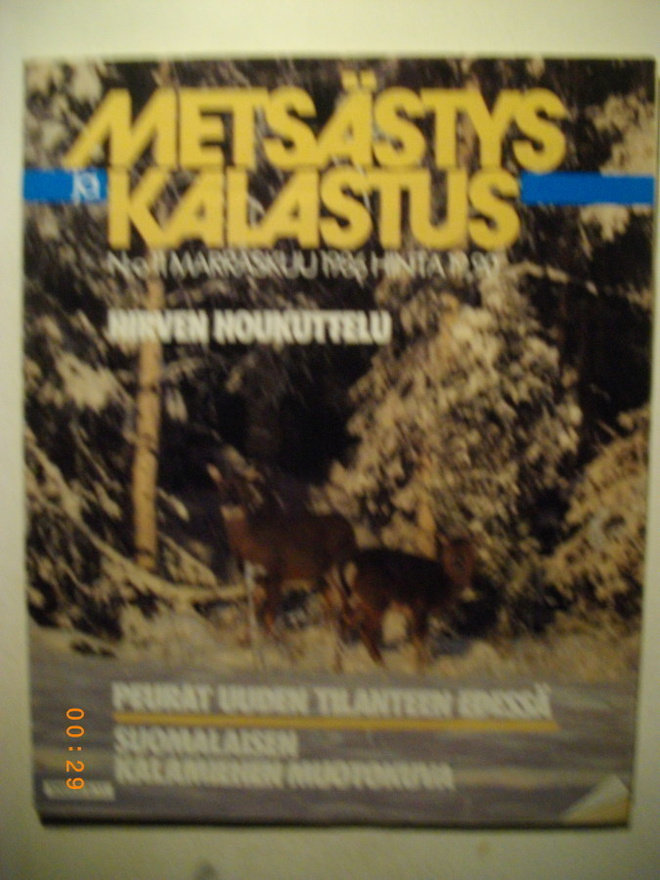 Metsästys ja kalastus Nro 11/1986 (24.1)