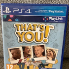 THAT'S YOU! PS4 - pikkukuva 1