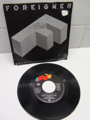 foreigner 7´ I WANT TO KNOW WHAT LOVE IS,STREET THUNDER
