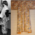 Kimono (Hand made in Japan) 60-luku - pikkukuva 1
