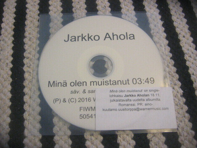 Jarkko Ahola - Minä olen muistanut (cds)