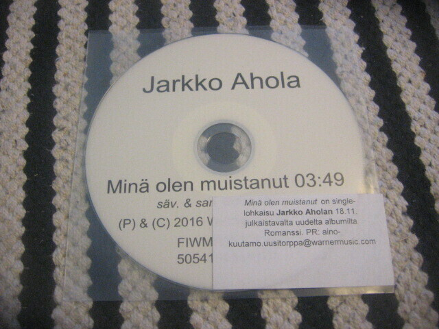 Jarkko Ahola - Minä olen muistanut (cds)