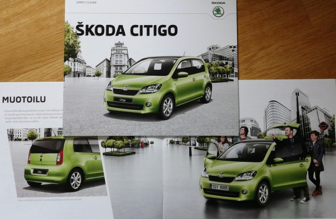 2015 Skoda Citigo esite - KUIN UUSI - 36 sivua - suom