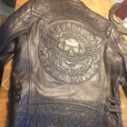AFFLICTION ON FIRE LEATHER PREMIUM TAKKI M - pikkukuva 1
