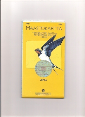 Maastokartta 1:50 000 Vepsä